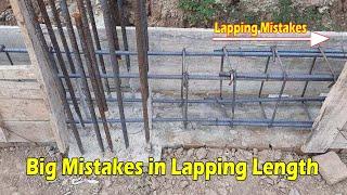 Big Mistakes in Lapping Length of Beam Construction | Civil Engineering Videos |