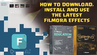 How To Install And Use Latest filmora Effects