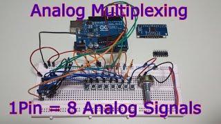 Ep.54 Analog Input Multiplexing with the 74HC4051 - 8 Sensors on 1 Pin