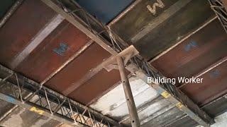 Acro Span Shuttering Removal | Slab Formwork Removal | Building Construction | Building Worker