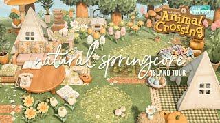NO TERRAFORMING Natural Springcore Island Tour // Animal Crossing New Horizons