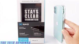 Speck Presidio Stay Clear for iPhone 11: No Yellowing…Guaranteed!!