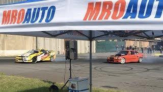 Nissan Skyline R33 vs. BMW E36 V8 (Driftex Day)