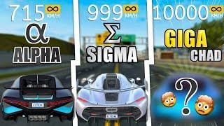 ALPHA vs SIGMA vs GIGACHAD  || Extreme Car Driving Simulator