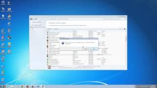 How to Uninstall Programs on Windows 7