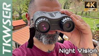 TKWSER - The Best 4K Night Vision Binoculars ( Zoom 8X 600M )