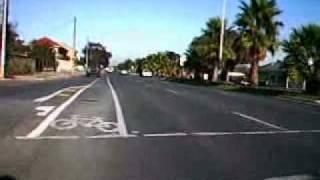 Anzac Highway - Car turning across in front of cyclist