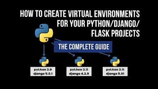 How to create virtual environments for your Python/Django/Flask projects