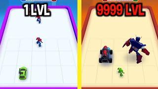MAX LEVEL in Merge Battle Car Game