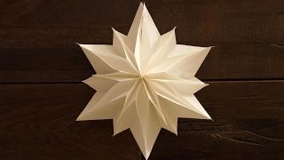 einfache Sterne zu Weihnachten basteln / paper stars tutorial / DIY