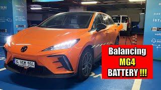 How to BALANCE 2023 MG4 Electric Car Battery?