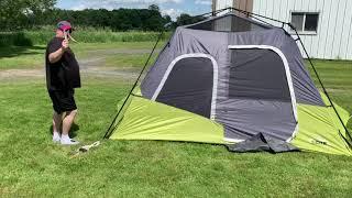 Core 6 person tent, set up & take down