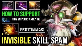 How to Play Support Sniper in 7.37c with Khanda + Silver Edge Invisible Skill Spam Dota 2