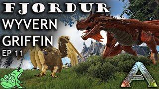 Taming Griffins to Steal Wyverns - Ark Fjordur Ep 11 - Ark Survival Evolved Gameplay