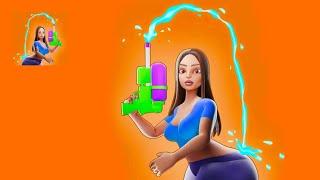 Squirt gun girl : Garden runner(Gamejam) - Gameplay Part 1 all Levels 1-10 (Android)