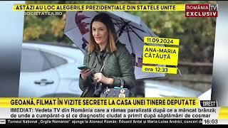 Mircea Geoană, filmat în vizite secrete la casa unei tinere deputate