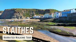 STAITHES | 4K Narrated Walking Tour | Let's Walk 2021