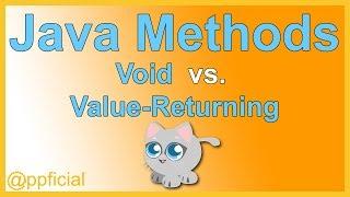 Java Void Methods VS. Value Returning Methods - Learn Java Programming - Appficial