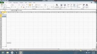 Excel date column creation