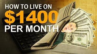 How to Live on $1400 per month