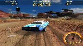 Flatout 2. Desert Scrap Yard, Bullet GT, Nitro 2x, WR, [PRO_RACE] XuM