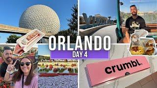 Walt Disney World Day 4 | Epcot, Vineland Premium Outlets & CRUMBL Cookies!