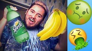 BANANA SPRITE CHALLENGE!!! (WARNING: CONTAINS LOTS OF PUKE)