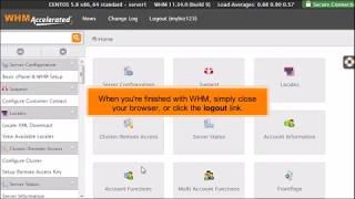 WebHost Manager: How to Log In to WHM