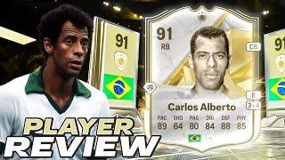 91 ICON CARLOS ALBERTO PLAYER REVIEW - EA FC 25 ULTIMATE TEAM