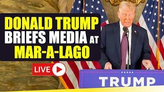 LIVE: President-elect Trump's  Full PC, unedited remarks from Mar-a-Lago | Florida | USA |America |