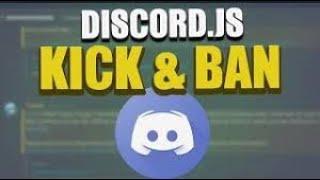 How to add KICK and BAN commands in discord.js bot. (BASICS)