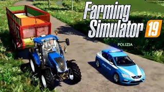 FS19 Risaie Del Nord #12 - FERMATO DALLA POLIZIA! - GAMEPLAY ITA