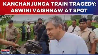 Kanchanjunga Express Train Tragedy: Ashwini Vaishnaw Reaches Accident Spot, Takes Stock Of Situation