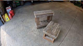 DIY Pallet Tables for Tiny Home!