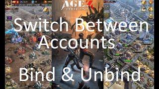 Age of Z Origins:Tower Defense - Switch Between Accounts / Bind and Unbind