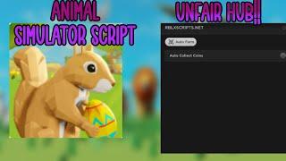 Animal simulator script Unfair hub best script AUTO COLLECT COINS | ROBLOX | NixScripts