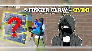 Louwan Sensitivity 5 Finger Claw + Gyro | PUBG MOBILE LITE