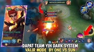 GAMEPLAY VALIR SOLO RANK, KETEMU TEAM YIN DARK SYSTEM‼️ - Mobile Legends