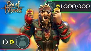 The FASTEST Way to 1 MILLION Gold in Sea of Thieves