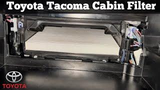 2016 - 2023 Toyota Tacoma Cabin Air filter Replacement - How To Change Or Replace AC Filter Location