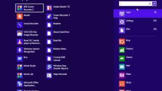 Windows 8 Shortcut Keys: How to Search Applications