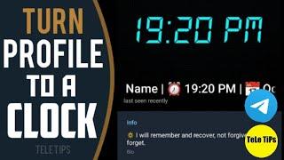 How To Turn Your Telegram Profile To A Real Time Clock & Change Bio Automatically | Full Tutorial