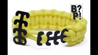 Cobra Paracord Bracelet with Fishbone Adjustable Clasp  - BoredParacord.com