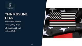 Thin Red Line Flag