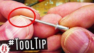 Some Have Never Realized Installing Rivets Comes With A Free Tool… #DIY #lifehacks