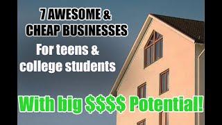 6 small businesses ideas teens can start NOW with low/no startup costs