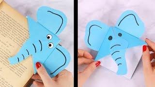 Corner Bookmarks DIY - Elephant Corner Bookmark