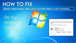How to fix Error-0x8007016A on your Windows Computer