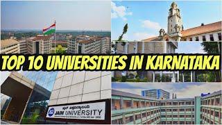 Top 10 Universities In Karnataka | Universities In Karnataka #infogoal