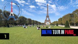 BIKING TOUR IN PARIS 4K   VIRTUAL CYCLE RIDE IN PARIS Real Sound of City  -  16.10.2023 part 1